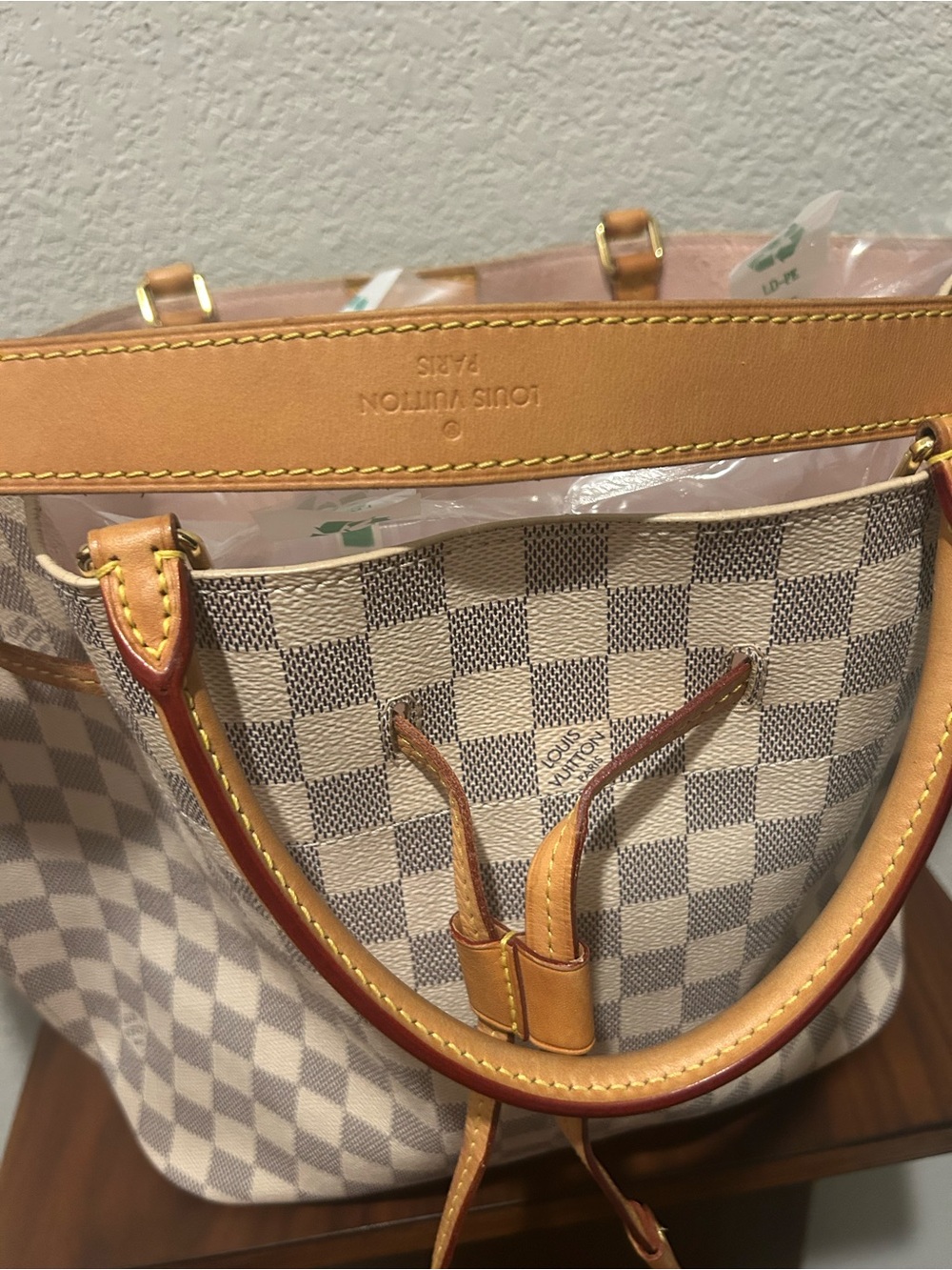 Louis Vuitton Damier Azur Girolata with Vachetta Trim includes Dust bag and COA - Picture 2 of 13